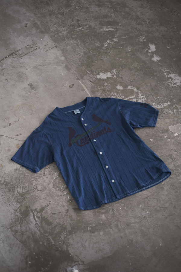琉球藍染BASEBALL SHIRT(1990s Cardinals)