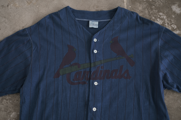琉球藍染BASEBALL SHIRT(1990s Cardinals)