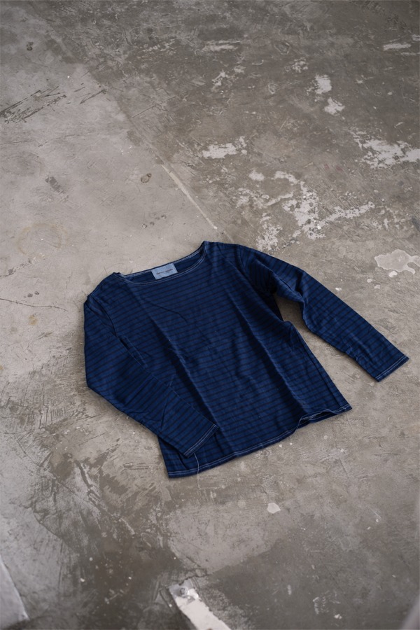 琉球藍染BORDER T-SHIRT VINCENT ET MIREILLE