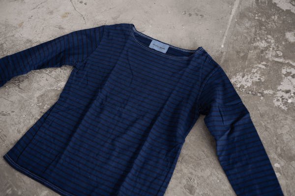琉球藍染BORDER T-SHIRT VINCENT ET MIREILLE