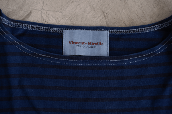 琉球藍染BORDER T-SHIRT VINCENT ET MIREILLE