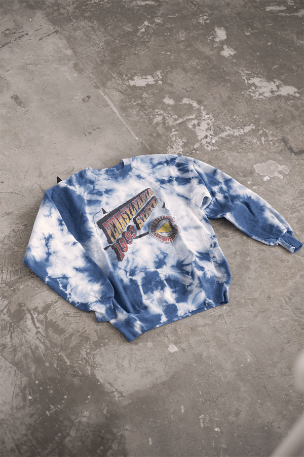 琉球藍染70's RAGLAN SWEAT