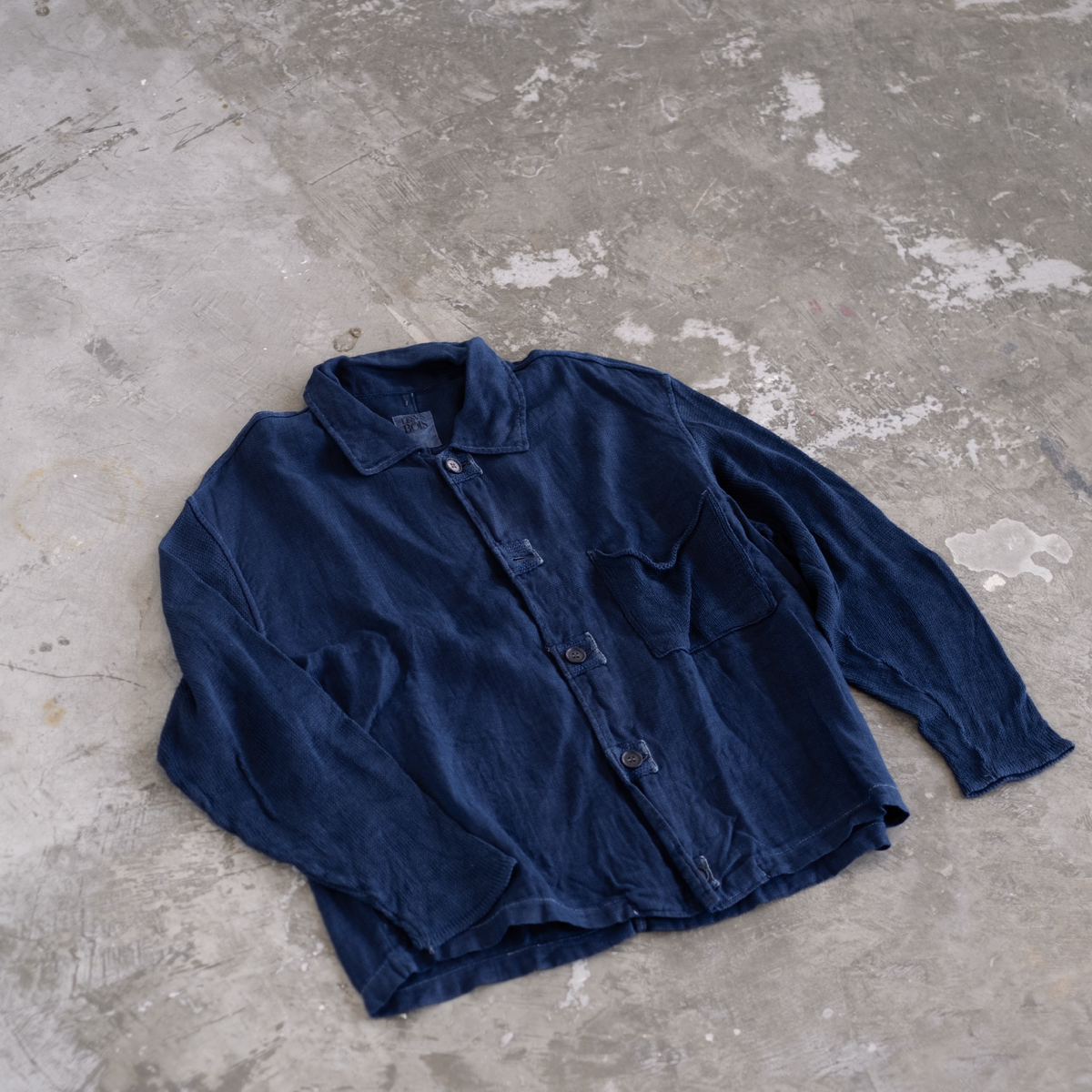 チサキchisaki×Kitta植物染色　Seima 琉球藍/福木×琉球藍リボン 琉球藍染JK – 琉球藍研究所