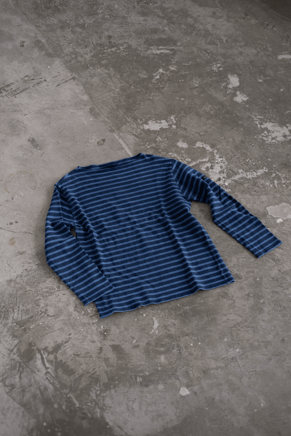琉球藍染BOAT NECK SHIRTS SAINT JAMES