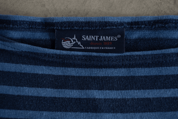 琉球藍染BOAT NECK SHIRTS SAINT JAMES