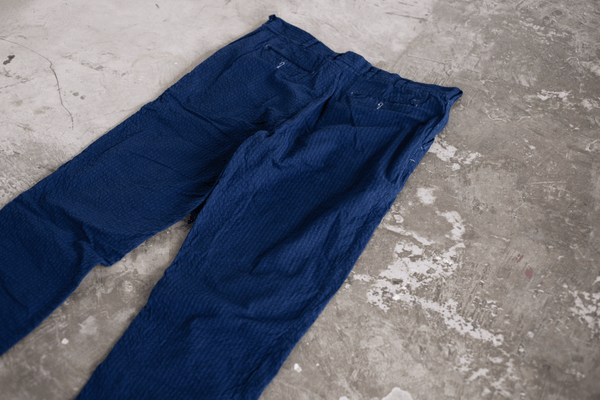 琉球藍染SEERSUCKER TROUSERS TOMMYHILFIGERR