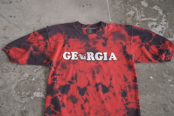 琉球藍染PRINT FOOTBALL-SHIRT(1980s GEORGIA)