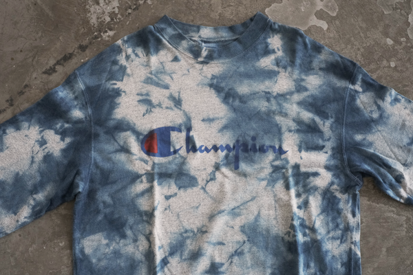 琉球藍染 PRINT T-SHIRT L/S(1990s Champion)