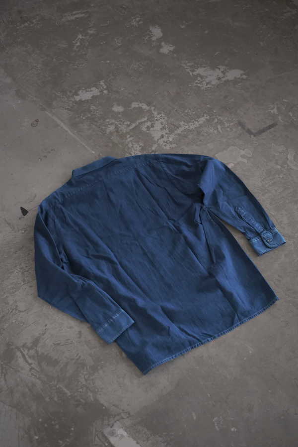 琉球藍染L/S TYROLEAN SHIRT