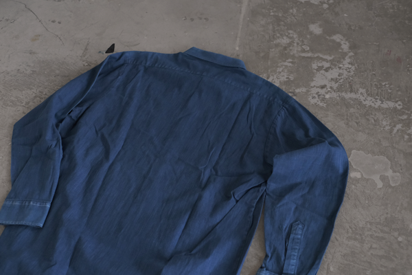 琉球藍染L/S TYROLEAN SHIRT