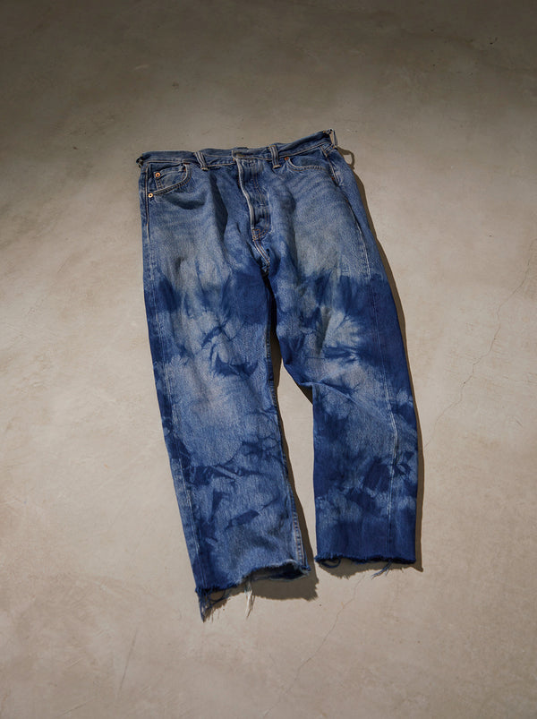 Ryukyu indigo dyed Levis 501 CUT-OFF