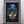 Ryukyu Indigo Dye Poster Frame W660 x H960 (Resin/Wood) x Vintage Black Light Poster [MIDNIGHT STLAKER]